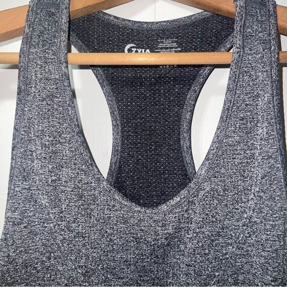 ZYIA Active Fog Copper Charged Athletic Razorback Tank Top Gray M - Picture 9 of 9